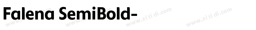 Falena SemiBold字体转换